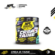 NPL Crea-B-Taine (250g) Creatine Performance Stacking Blend MonohydrateLean Muscle Mass Performance