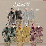 KURUNG SHARLIZA PRINTED DEWASA DAN KANAK-KANAK BYREEFA BURGUNDY, POWDER BLUE, BLACK,, EMERELD, GOLD