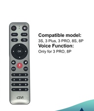 【SG Seller】Truslink Original SVICLOUD Smart Voice Search Remote Control Original Remote For 3 Pro/3 Plus/3S/8S/8P/9S/9P Svi Cloud Power Adapter Accessories HDMI Cable