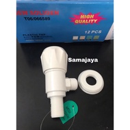 NEW PLASTIC Stop faucet SOLIGEN . Single stopcock. PVC stopcock. Monoblock shower faucet Stopcock Sh