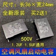 CBB61 Air Conditioning Motherboard Inner Fan Start Capacitor 1.5 uF Universal 1.2 uF500V Running Cap