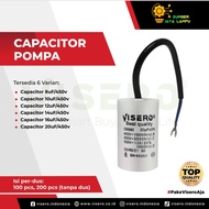 Kapasitor Pompa Air CBB60 450V AC Body Bulat