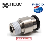 Pneumatic Fitting Pisco Series Inner Hex Straight POC 4mm 6mm 8mm 10mm 12mm Thread M3M M5M M5 M6 1/8