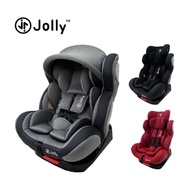 【甜蜜家族】Jolly 360 0-12歲Isofix旋轉型汽座 (黑/灰/紅)_限時加贈兒童三輪車*1