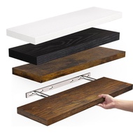 ชั้นลอยชั้นลอยทันสมัยเรียบง่ายทันสมัยติดผนังชั้นเก็บของในห้องน้ำติดตั้งง่ายสไตล์ความจุ22lbs