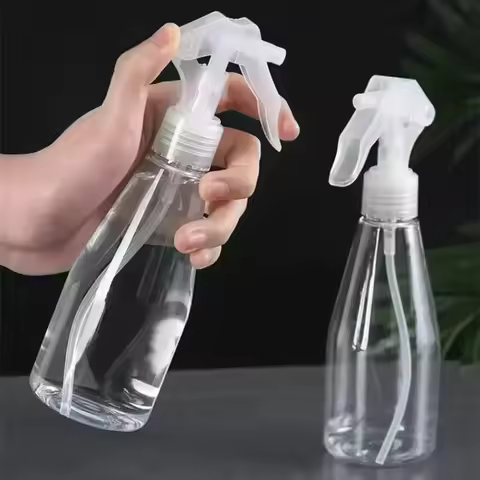 200ml Capacity Spray Bottle Plastic Hand Trigger Refill Bottle Cleaning Spray Refillable Hand Spraye