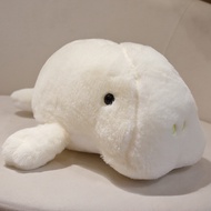 JOJO CASTLE Kawaii Manatee Plush Toy  Anime Cute Dugong Plushie Sea Cow Plush Toys Lifelike Animals 