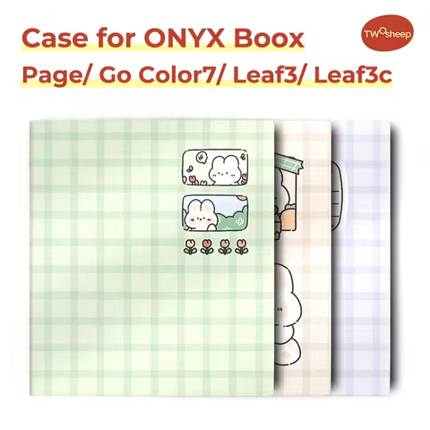 Twosheep 7-inch Case for Onyx Boox Go7 Boox Go Color7 GenII GenI Page Leaf3 Leaf3c Magnetic Cover Au