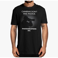 2024 waffle gift for friends Cameras Don't Take Photos Saying Photography, Photographer T-Shirt Phot