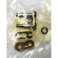 ▨✇WStandard O-Ring Chain Joint (428/520/525/530 for Clip/Rivet Gold) Pin Rantai Master Link Heavy Du