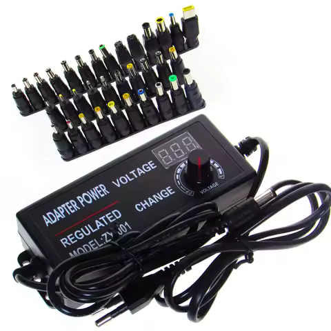 AC DC Universal Charger 3V 5V 12V 24V Power Adapter Supply Adjustable 1A 2A 3A 5A 10A Transformers 2