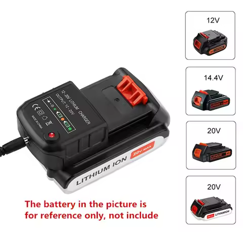 Safe Li-ion Battery Charger for Black&Decker 14.4V 20V Li-ion Battery LBXR20 LBXR20-OPE LB20 LBX20 L