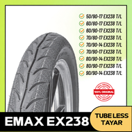 Emax Motorcycle EX238 Tubeless Tyre with Enhanced Grip and Durability