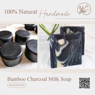 Bamboo Charcoal Milk Soap 天然牛奶竹炭手工皂