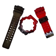 BLACK RED Bnb STRAP BEZEL CASIO GSHOCK G SHOCK GA 700 GA700 JELLY CLEAR Red Black GA 710