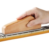 6 Inch Guitar Fret Leveling File, Hardwood Guitar Fret Crowning End Level File Sanding Leveling File