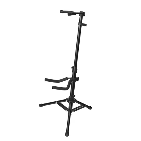 Flanger Violin Stand Looped Ukulele Metal Stand Individual Bow Positions Black 3 Legged Support Brac