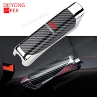 Universal Hyundai Car Hand Brake Cover Carbon Fiber Style Car Handbrake Sleeve Decor Protector Cover