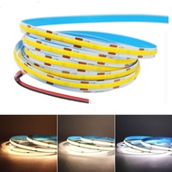 Led sticker 12v COB 320D Roll 5m Width: 8mm available in 3 neutral yellow white colors.