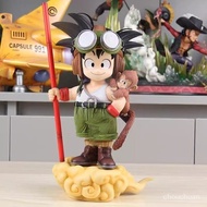Dragonball Son Goku Snap Figure Monkey Goku Young Goku Songokou Kakarot Mini Resin GK DBZ Action Fig