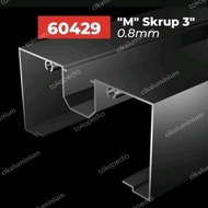 aluminium kusen m skrup - profile 60429