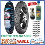 ZENEOS ZN88 MOTORCYCLE TIRE GULONG TUBELESS FREE TIRE SEALANT & PITO 70/80/14 70/90/14 80/80/14 90/8