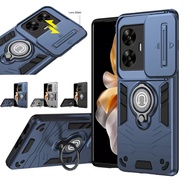 Luxury Armor Push Window Case For OPPO A79 59 78 58 38 17 98 16 57 18 77 Reno 11 F Pro Plus 7 8 Z Re