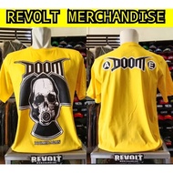 DOOM logo band T-shirt, Doom logo T-shirt, punk band T-shirt