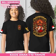 CHILDREN'S SCREEN-PRINTED T-SHIRTS FOR THE REPUBLIC OF INDONESIA 2025 AUGUST - PREMIUM 17 AUGUST T-S