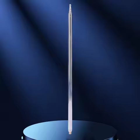 5.6M Stainless Steel Telescopic Whips M10 Thread Telescopic Antenna Radio Antenna for HF Radio V Ant