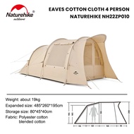 Tenda Glamping Eaves Cotton 4 Orang Naturehike NH22ZP010 Tenda Camping Keluarga Kemah Korean Glampin