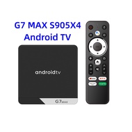 FVBGNHBVCS G7 MAX Andorid 11 ATV Smart TV Box Amlogic S905X4 4G 32/64GB 1000M OTT Netflix Youtube Prime Video 4K Streaming Meida Player