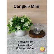 100ml Mini Cup Glass Mini Jar 100ml/ Espresso Coffee Glass