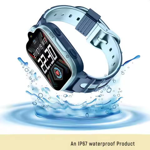 4G Kids Watch 4G Smart Kids Watch Video Call Voice Chat Student Watch for Boys and Girls IPX7 Water 