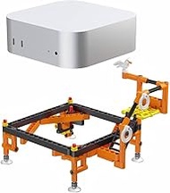 Building Blocks Stand for Mac mini M4/M4 Pro 2024, Funny DIY Assembly Bracket for Easier Startup, He