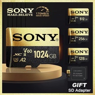 Sony 128GB 256G SD Memory Card 1TB Class 10 High Speed Flash TF  SD Card Micro TF SD Card For Ninten