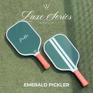 W Gallery FIBER GLASS Rough Surface 16mm  Pickleball Paddle - Emerald Pickler