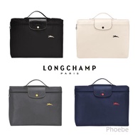 1130[ LONGCHAMP seller ] 100% original LONGCHAMP official store L2182 Le Pliage Club Laptop Bags Briefcases long champ bags Size: 37*28*8cm