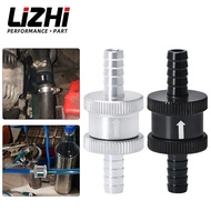 LIZHI RACING - 5/16" 8mm Non Return One Way Fuel Check Valve Aluminum Alloy Petrol Diesel LZ-FCV08