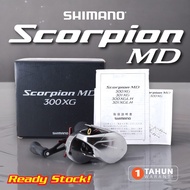 SHIMANO SCORPION MD 300 301 XG BAITCASTING FISHING REEL MESIN PANCING BC CASTING MICROJIG UTK TOMAN