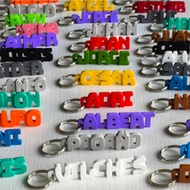 GANTUNGAN Finedge 3D Custom Name Keychain - 3D Name Keychain
