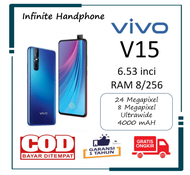 VIVO V15 RAM 8/256GB-FULLSET GARANSI 1 THN