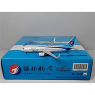 JC Wings XX4128 1: 400 Hebei Airlines B737-800 B-1446 Happy Hebei Alloy