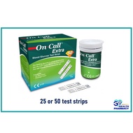 [Ready Stock] On Call Extra Test Strips 25's /  50's