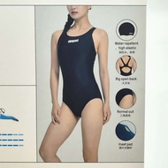 ผู้หญิง Arina arena มืออาชีพแข่งการฝึกอบรม One Piece สามเหลี่ยมป้องกันคลอรีนชุดว่ายน้ำซิลิโคนหมวกว่า