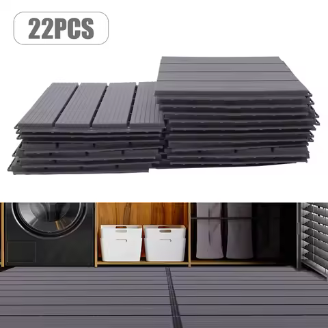 22 Floor Tiles for Terraces Balconies Decks Patios Pavements Interlocking Tiles for Indoor and Outdo