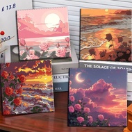 DONMI Paint By Number 20x20cm DIY Canvas Painting Digital Painting Kit With Canvas