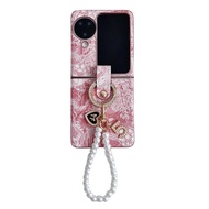 Aesthetic Pink Casing N3Flip N2Flip Fashion Design Classic for OPPO Find N3 Flip N2 Flip Back Phone 