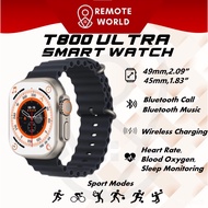 T800 Ultra Smart Watch Series Ultra Bluetooth Call Waterproof 49mm 45mm Wireless Charging Smart Watc