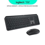 Logitech MX Keys S & MX Anywhere 3S Compact Wireless Keyboard Mouse Combo